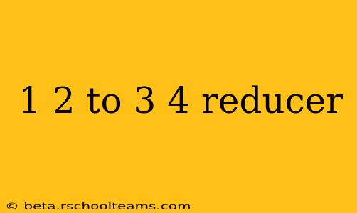 1 2 to 3 4 reducer