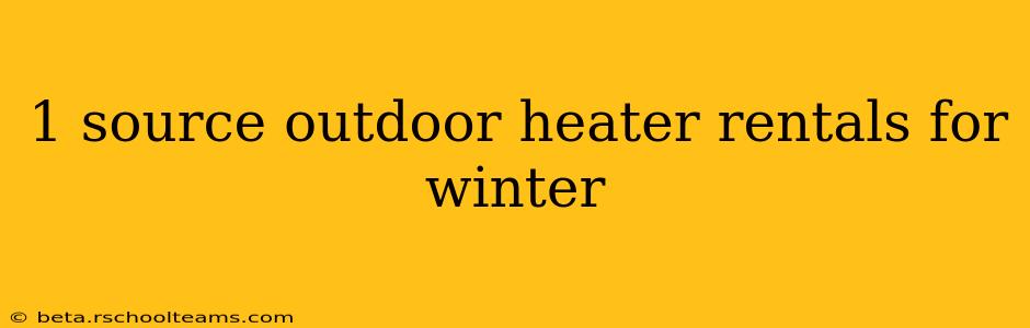 1 source outdoor heater rentals for winter
