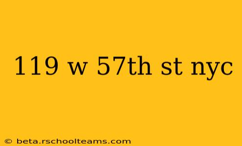 119 w 57th st nyc