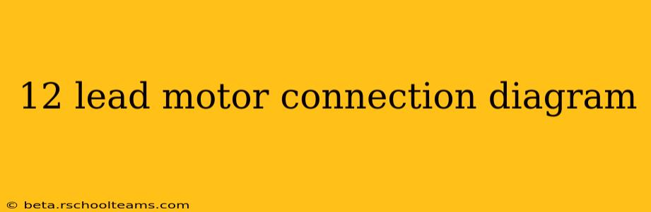 12 lead motor connection diagram