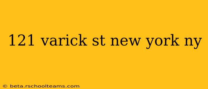 121 varick st new york ny