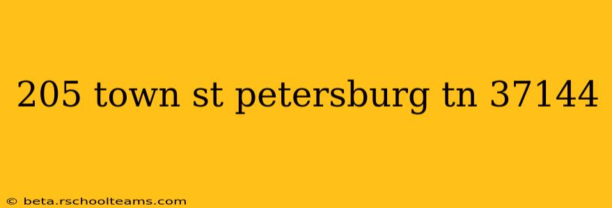 205 town st petersburg tn 37144