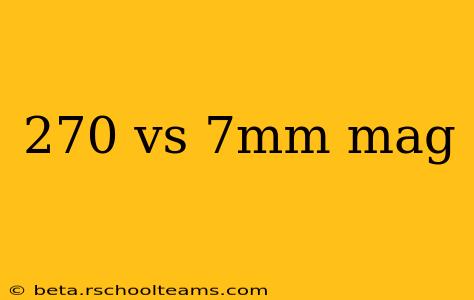 270 vs 7mm mag