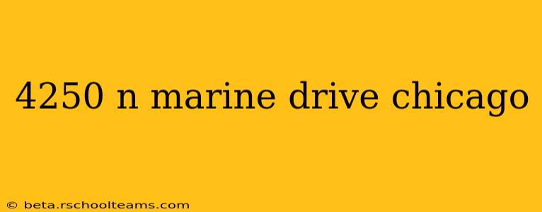 4250 n marine drive chicago