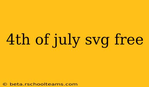 4th of july svg free