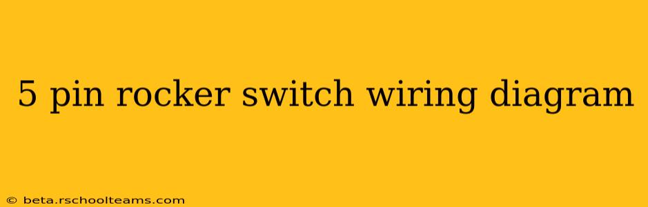 5 pin rocker switch wiring diagram