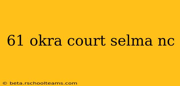 61 okra court selma nc