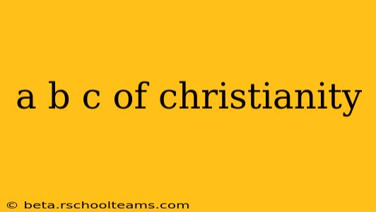 a b c of christianity