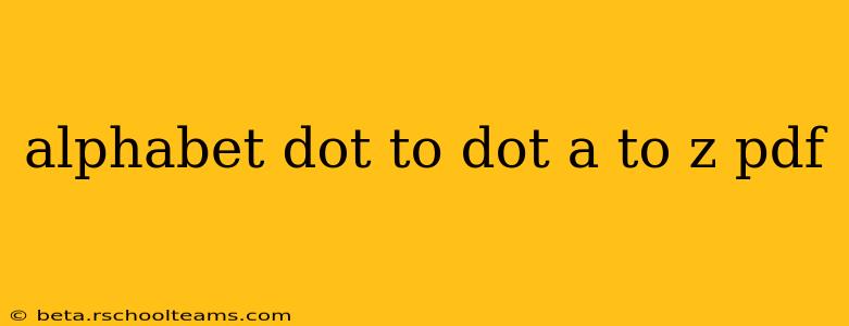 alphabet dot to dot a to z pdf