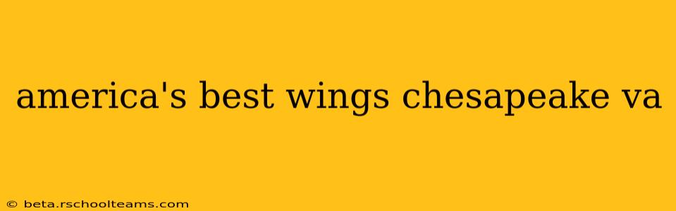america's best wings chesapeake va