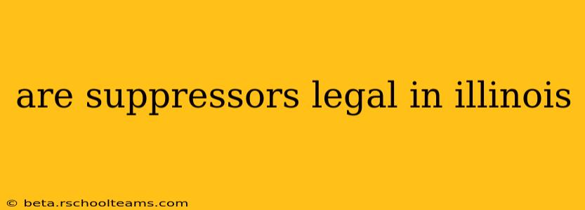are suppressors legal in illinois