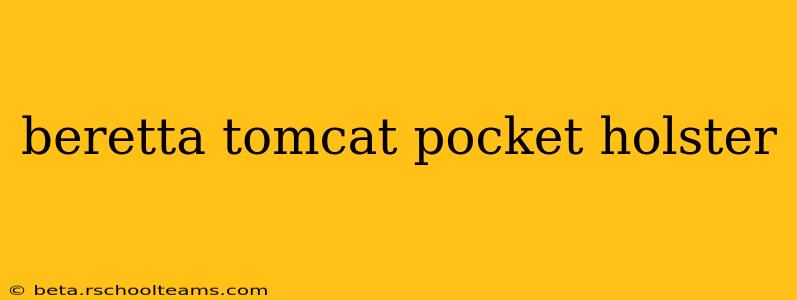beretta tomcat pocket holster
