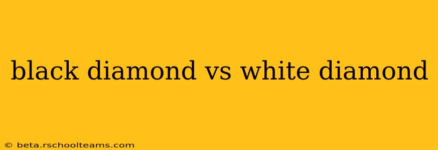 black diamond vs white diamond