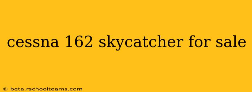 cessna 162 skycatcher for sale