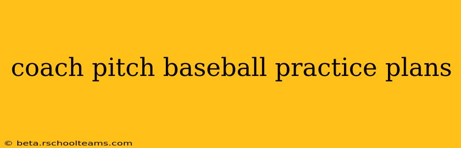 coach pitch baseball practice plans