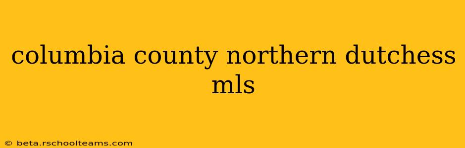 columbia county northern dutchess mls