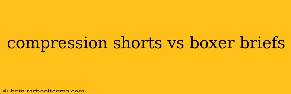 compression shorts vs boxer briefs