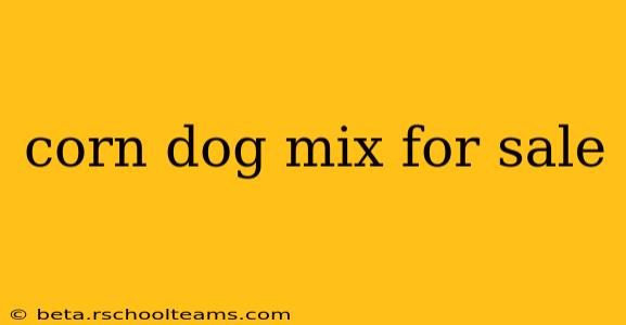 corn dog mix for sale