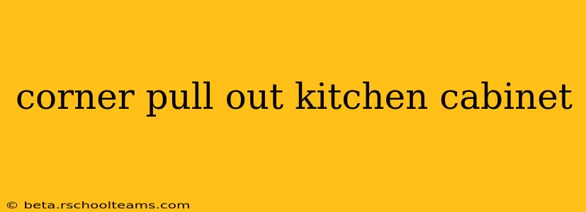 corner pull out kitchen cabinet