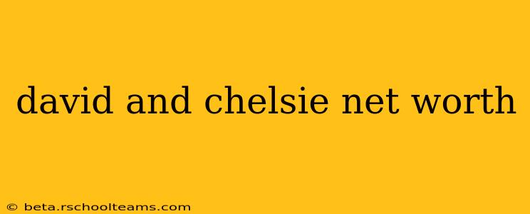 david and chelsie net worth