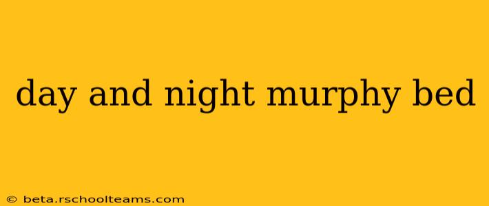 day and night murphy bed