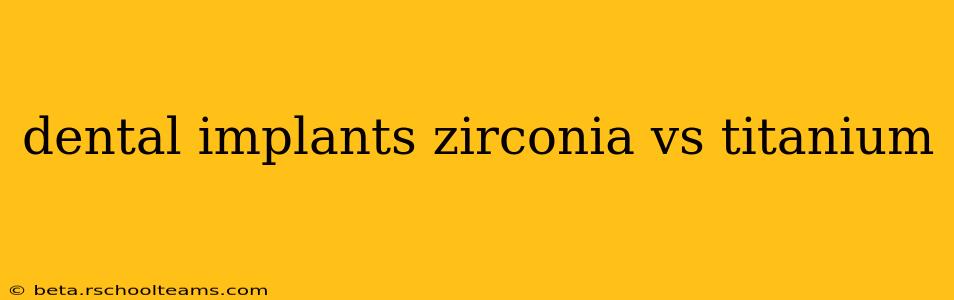 dental implants zirconia vs titanium
