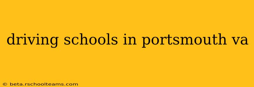 driving schools in portsmouth va