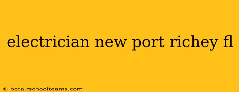 electrician new port richey fl