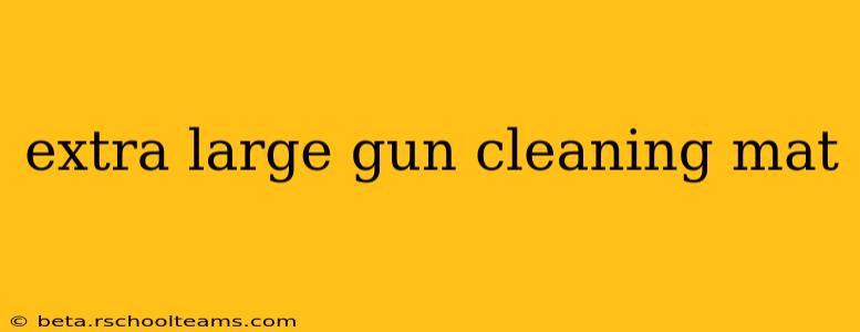 extra large gun cleaning mat