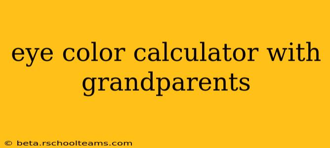 eye color calculator with grandparents
