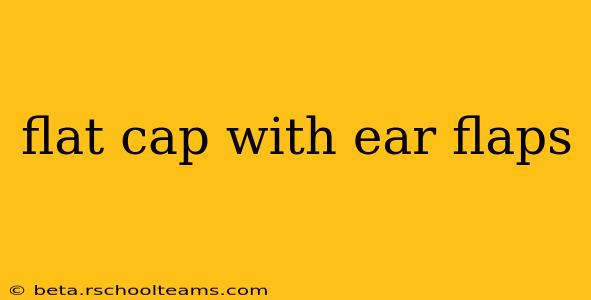 flat cap with ear flaps