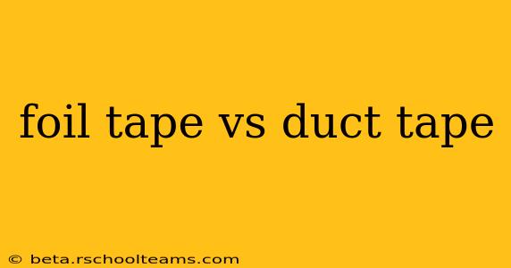 foil tape vs duct tape