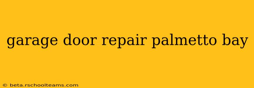 garage door repair palmetto bay