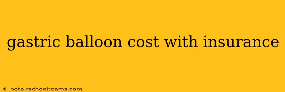 gastric balloon cost with insurance