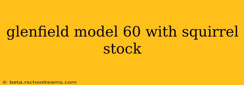 glenfield model 60 with squirrel stock