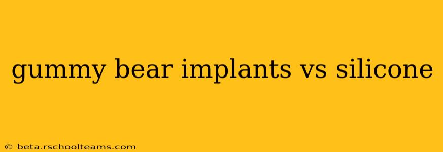 gummy bear implants vs silicone