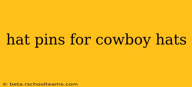 hat pins for cowboy hats