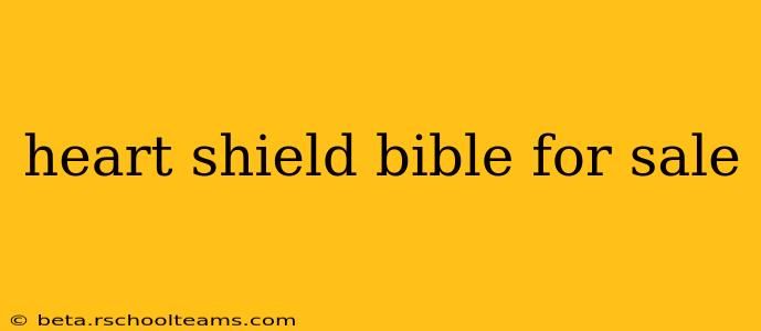 heart shield bible for sale