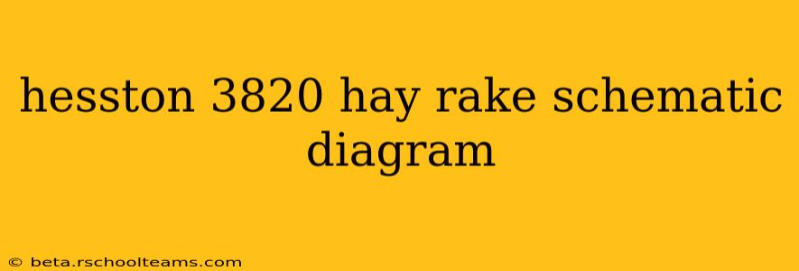 hesston 3820 hay rake schematic diagram
