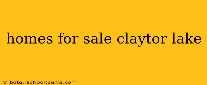homes for sale claytor lake