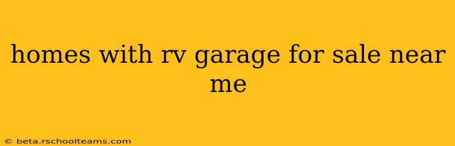 homes with rv garage for sale near me