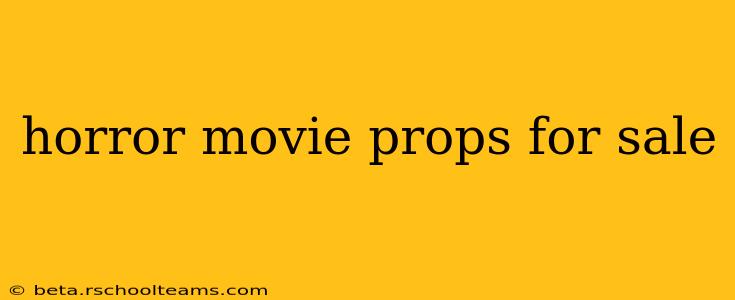 horror movie props for sale