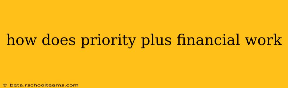 how does priority plus financial work