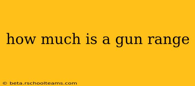 how much is a gun range