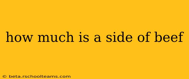 how much is a side of beef