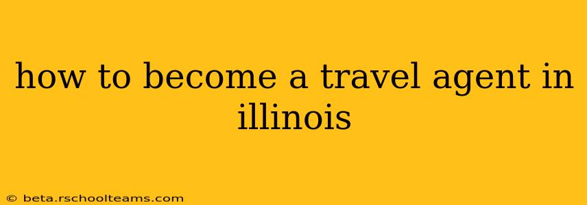 how to become a travel agent in illinois