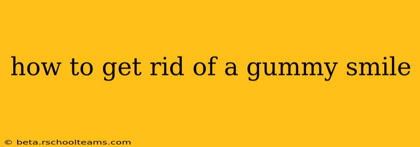how to get rid of a gummy smile
