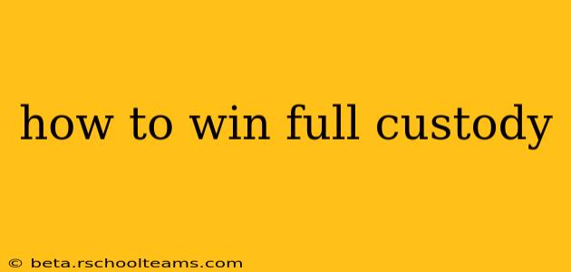 how to win full custody