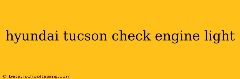 hyundai tucson check engine light