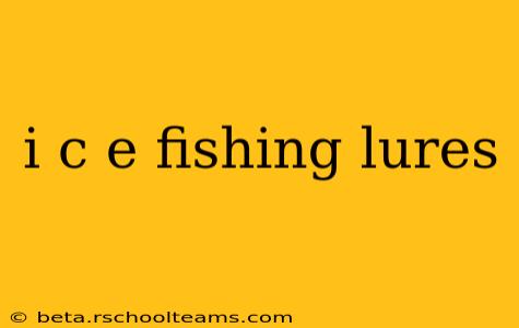i c e fishing lures